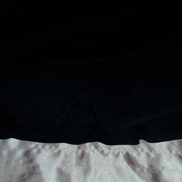 Adidas Kids Skort in Black with White Accents - Picture 3 of 4